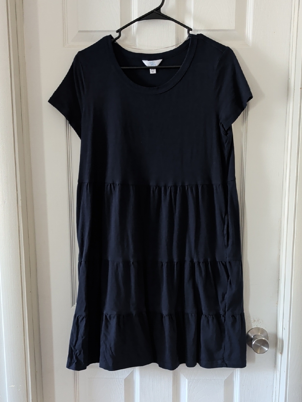 Time and Tru Navy Tiered Dress